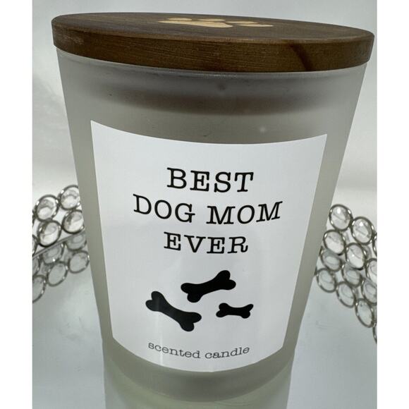 Huntington Home Best Dog Mom Ever Candle~Magnolia & Honeysuckle~16 Oz~Funny Gift - Picture 4 of 4